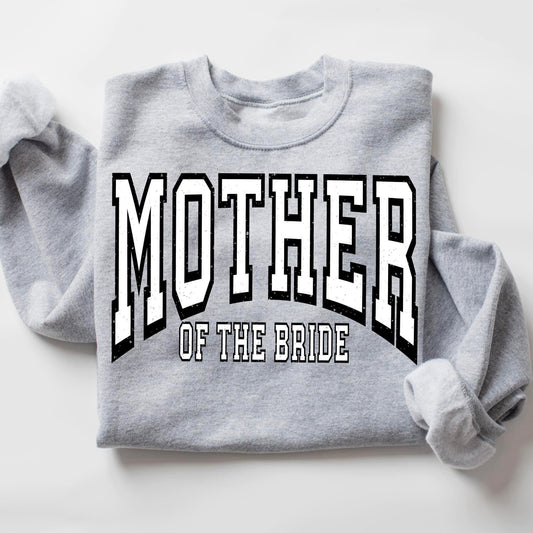 Mother of the Bride Varsity Wedding Party DTF Transfer