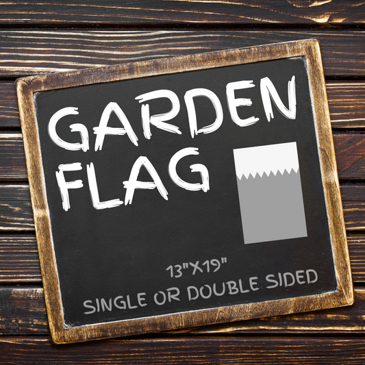 Custom Upload Your Own Garden Flag