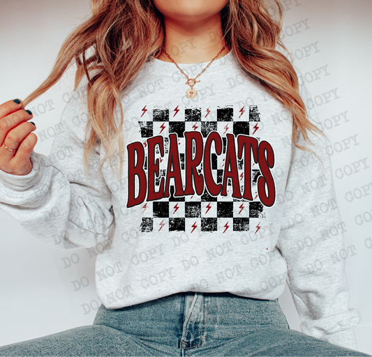 Bearcats Maroon DTF Transfer