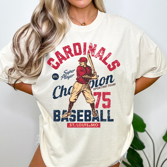 Cardinals Baseball DTF Transfer
