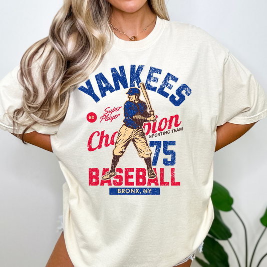 Yankees Baseball DTF Transfer