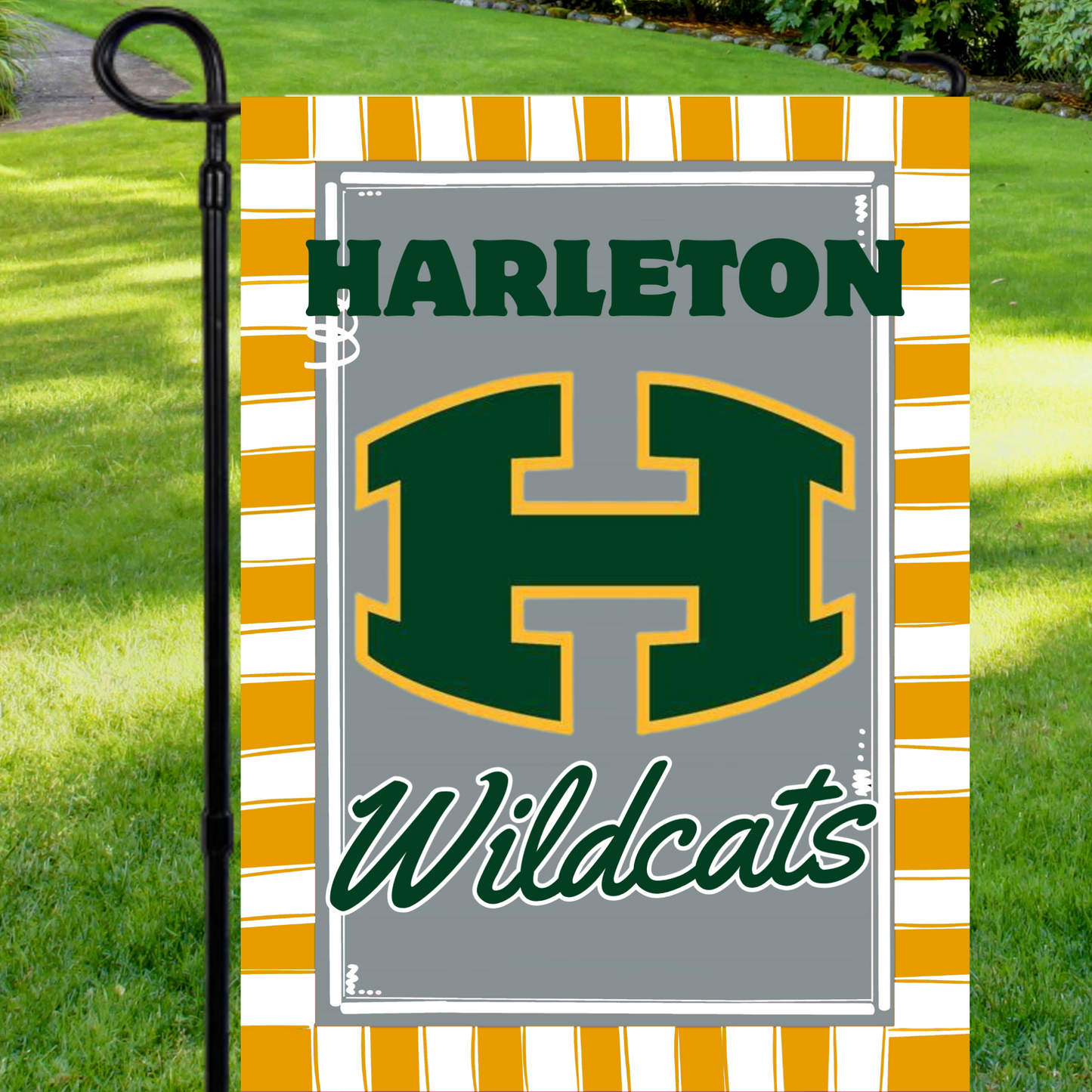Harleton Wildcats Garden Flag