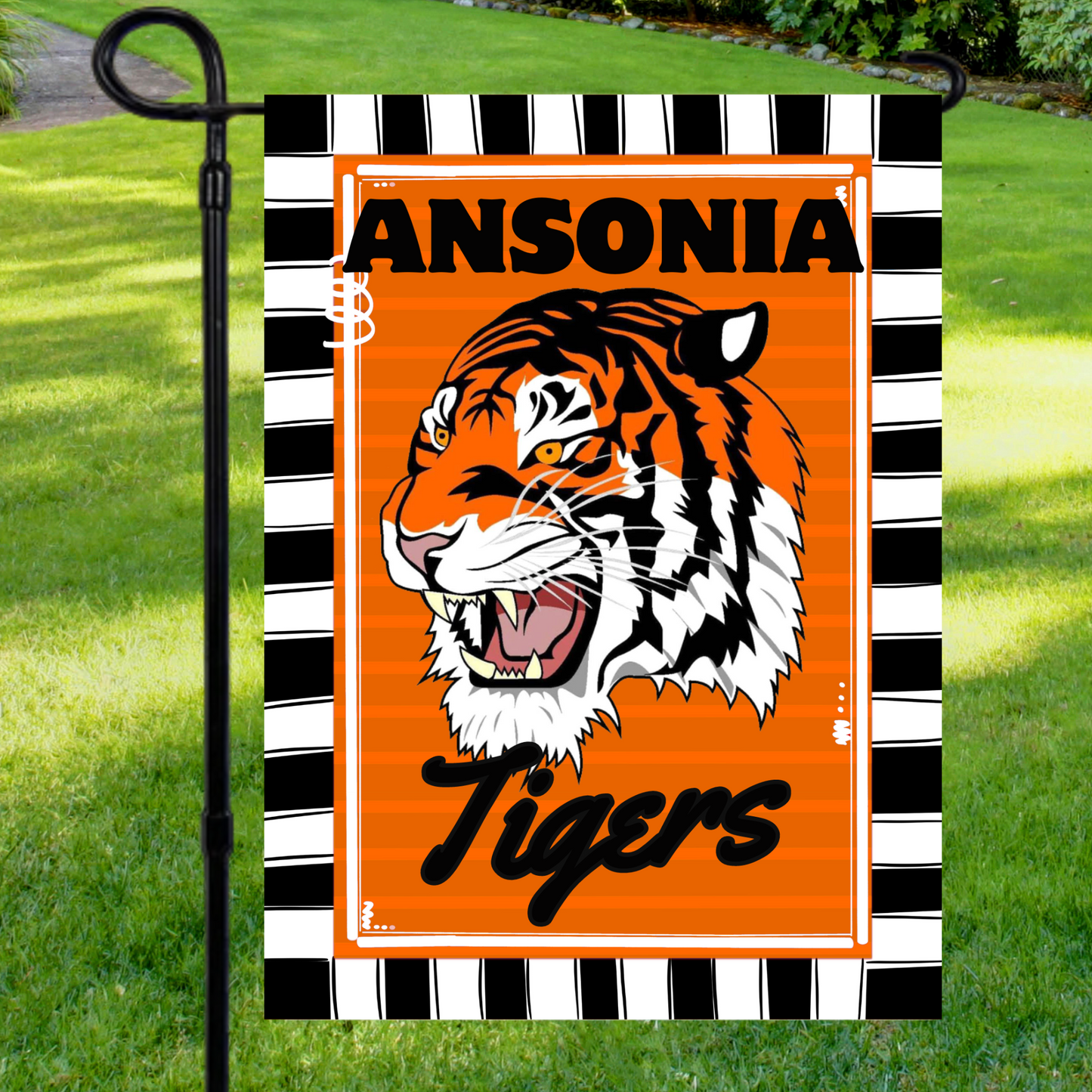 Ansonia Tigers Garden Flag