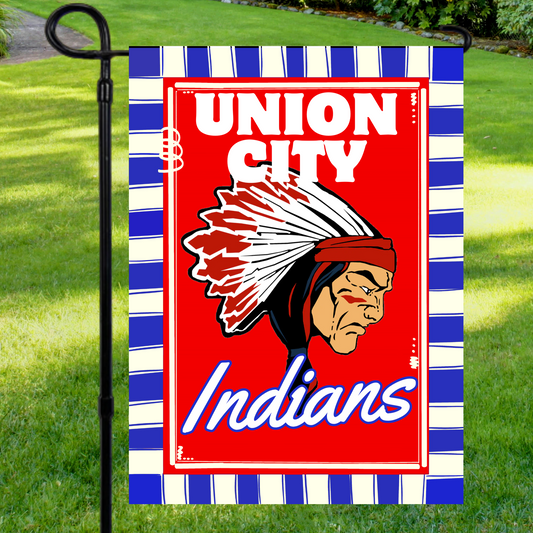 Union City Indians Garden Flag