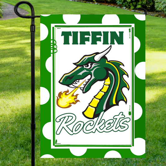 Tiffin Rockets Garden Flag