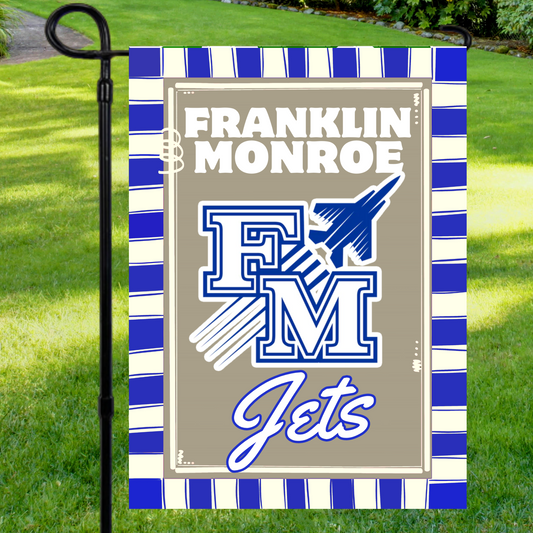 Franklin Monroe Jets Garden Flag