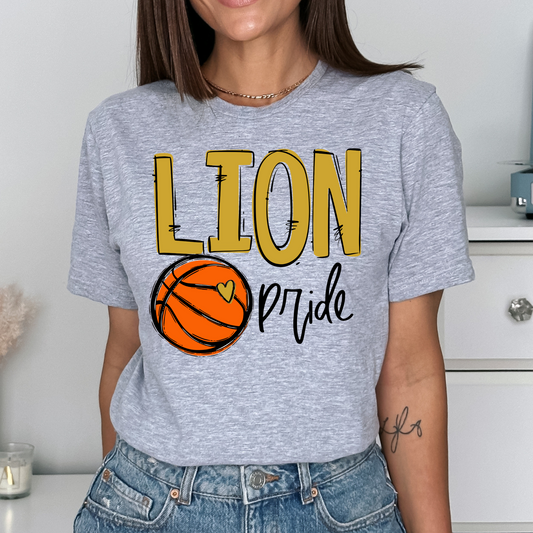 Lion Basketball DTF Transfer