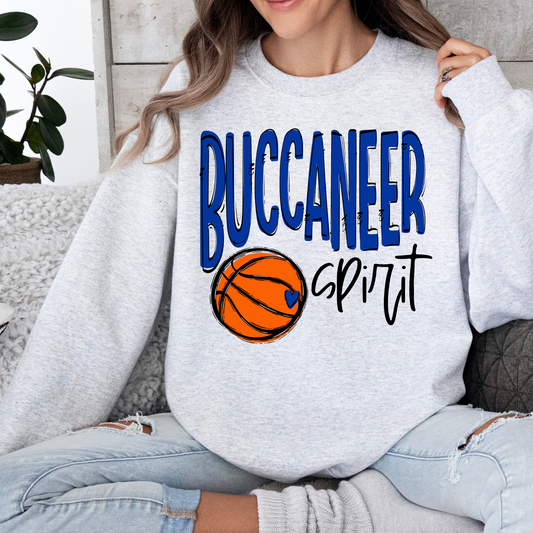 Buccaneer Spirit Basketball DTF Transfer