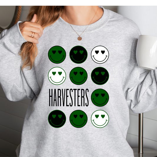 Harvesters Smiley DTF Transfer