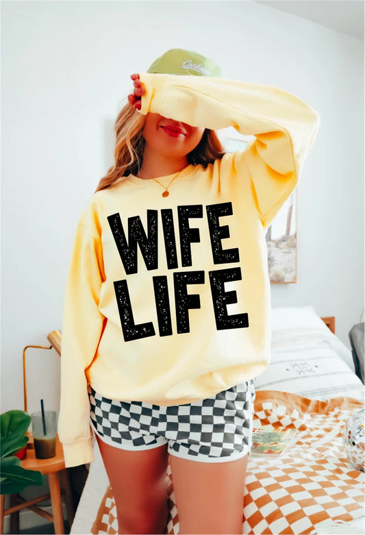 Wife Life DTF Transfer