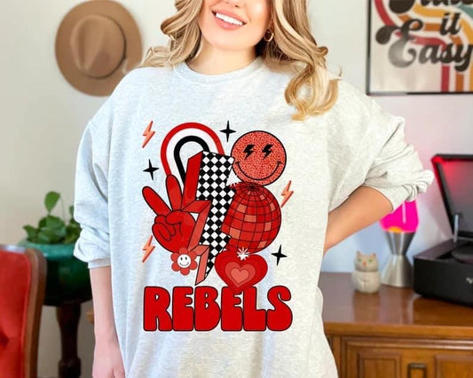 Rebels Red DTF Transfer