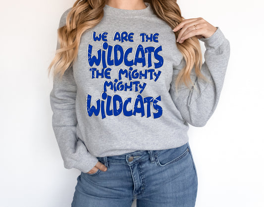 We are the Wildcats-Blue DTF Transfer