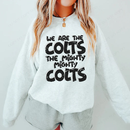 We are the Colts DTF Transfer