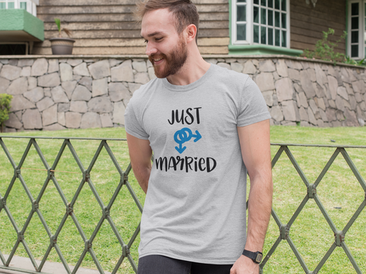 Just Married Male/Male Graphic Tee