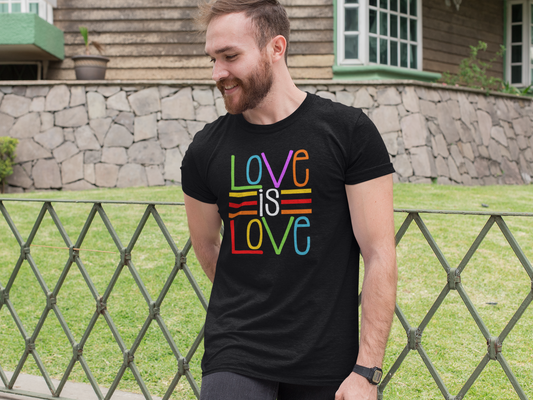 Love is Love Rainbow Graphic Tee
