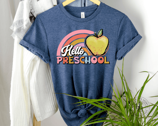 Hello Preschool Graphic Tee Shirt