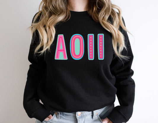 Aoii Colorful Graphic Tee