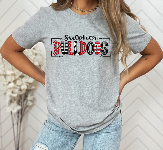 Sulpher Bulldogs Doodle Graphic Tee
