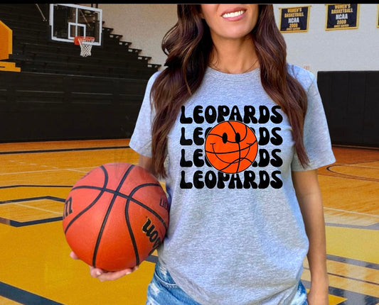 Leopards Basketball Graphic Tee