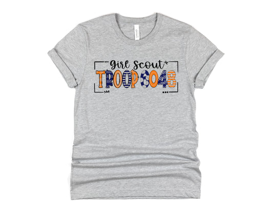 Girl Scout Troop 6048 Doodle Graphic Tee