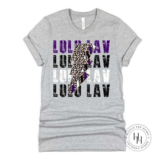Lulu Lav Lightning Bolt Graphic Tee
