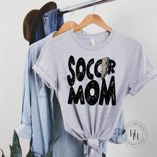 Soccer Mom Lightning Bolt Graphic Tee