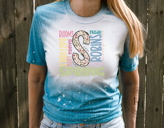 Spring Typography - Sublimation Transfer Sublimation